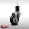 Service Caster 3.5'' SS Black Poly Wheel Swivel 1-3/4'' Expanding Stem Caster SCC-SSEX20S3514-PPUB-BLK-134 - alternate 4